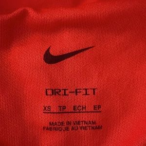Nike ( dry ) dri fit shorts XS bright Orange / Red
